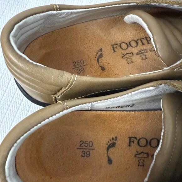 Footprints by Birkenstock Shoes Womens Size 8 Narrow Brown Leather Portugal 39 - Picture 4 of 8